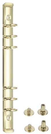 PATIKIL A5 6-Loch Ringbuchmechanismen, 1 Satz Binder-Spines-Ersatz für Binder-Planer