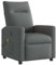 vidaXL Massagesessel Dunkelgrau Stoff, Massage TV-Sessel, Sessel mit Massagefunktion, Fernsehsessel, Massage Fernsehsessel, TV-Sessel, Sessel