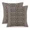 NIULAA Boho Deko Kissenbezug 50x50 2er Set Kissenbezüge Leinen Quadratisch Sofakissen Vintage Ethno Dekorative Kissenhülle Garten Outdoor-Kissen für Wohnzimmer Couch Schlafzimmer