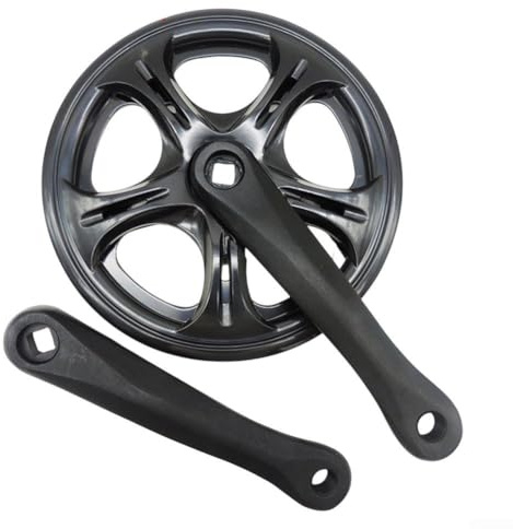 Guarnitura pieghevole per bicicletta, corona a velocità singola, quadrate con movimento centrale conico da 170 mm, pedivella in lega, 40T, 44T, 52T, pignone per paracatena, per pendolari per bici (40T