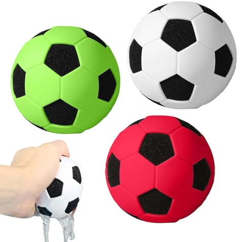 Générique Fußball – 7 x 7 cm, springender Ball für Kleinkinder, Bälle aus weichem Schaumstoff, sicheres Design, Trainingsbälle aus Schaumstoff für Spiele im Innenbereich
