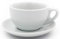 Nuova Point Lattetassen, Lattetasse PALERMO B108, B 108 weiß 6 Stück O/U