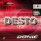 DONIC Belag Desto F3 Farbe 1,8 mm, schwarz, Größe 1,8 mm, schwarz
