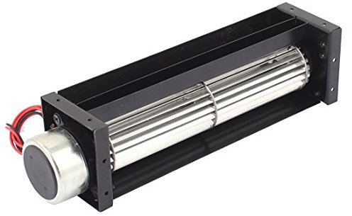 sourcing map 1 Pack DC 12V 0.18A Crossflow Fan 30 x 150mm Metal Cross Flow Cooling Fan Heat Amplifier Cool Turbine