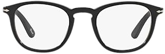 PERSOL 0PO3143V Herren Brillengestell, 0PO3143V, Schwarz, 0PO3143V 49
