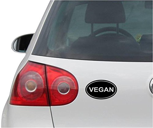 INDIGOS UG Aufkleber - Autoaufkleber - JDM - Die Cut - VEGAN - Vegetarian - Vinyl - Folie Auto Decal Sticker - schwarz - 139mm x 101mm