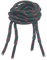 Big Laces Round Bootlaces 4mm wide (Cedar Green Red,180cm)