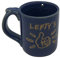 Lefty's Blue Terra Cotta Linkshänder Tasse - Keramik, 480 ml, DRINKING_CUP, Rund, Linkshänder-Mug