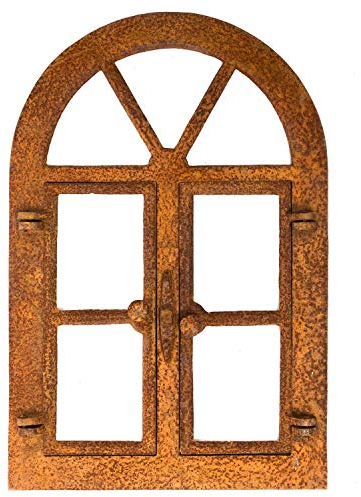 Nostalgia telaio della finestra finestra ferro finestra 59x40cm griglia