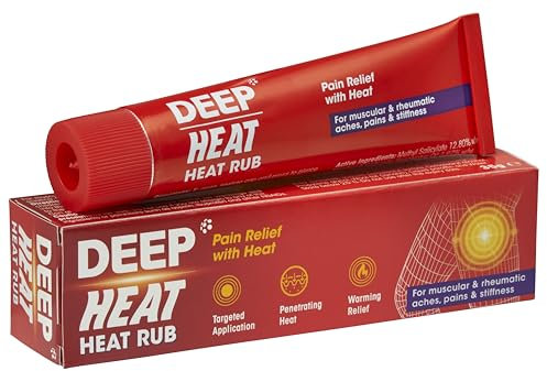 Deep Heat Heat Rub, For Muscular & Rheumatic Aches, Pain and Stiffness, 35g (Pack of 1)
