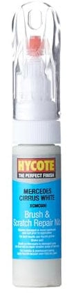 Hycote Mercedes Cirrus White Touch Up Brushes, 12.5ml