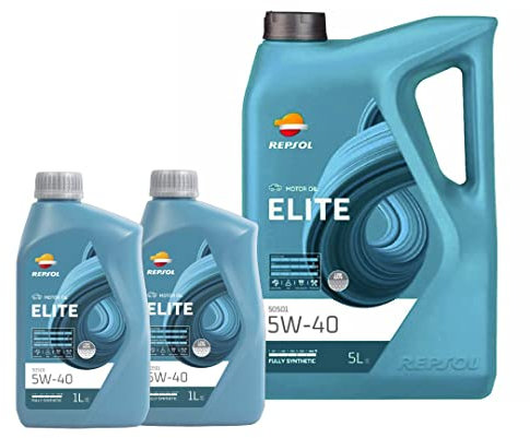 REPSOL Aceite Motor Elite TDI 50501 5W-40 5 litros (7 litros)