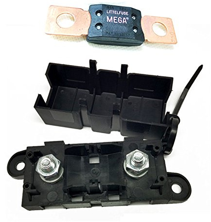 Woljay Bolt Down Auto Sicherungshalter mit MEGA Sicherung 200A 32V 298 Serie