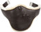 HORZE Atlanta Stollenschutz-Sattelgurt Mit Fleecefutter, Sattelgurt, Künstliches Lammfell, Größe 40-150 cm, Braun, Schwarz, Braun, 130