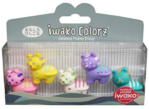 Iwako ColorZ Panda Puzzle Radiergummi