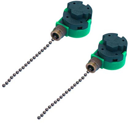 DOITOOL Interruptor giratorio de cadena de tracción de 3 velocidades para ventilador de techo marrón