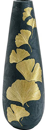 Kare Design Vase Elegance Ginkgo, 95x31x31cm, Gold