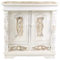 Oriental Galerie Schrank Kommode Sideboard Flurschrank Dielenschrank Telefonschrank Tribal 80 x 80 cm Weiß