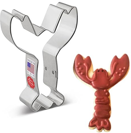 Ann Clark Ausstechform für Hummer/Krebse, 10,2 cm | Eine perfekt große Größe und Form von Amerikas größtem Ausstechformenhersteller, lebensmittelechter amerikanischer Stahl
