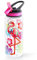 Home Tune Cute Water Bottle for School Girls Boys, BPA Free Tritan, Leak Proof Flip Straw, Easy Clean, Carry Handle, 680ml - Flamingo