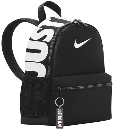 Nike Kinder Y NK BRSLA JDI MINI BKPK Rucksack, Black/Black/White, One Size