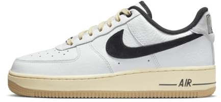 Nike DR0148-101 Nike Air Force 1 '07 LX Sneaker Female Weiß/Schwarz-Muslin-Gipfel EU 41