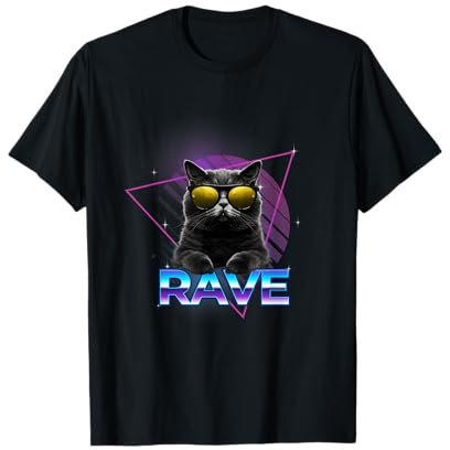 Rave Accessoires Techno DJ Goa House Festival Raver Outfit T-Shirt