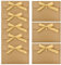50 Stück kraftpapier Umschläge, Retro Kraftpapier Hochzeits Briefumschläge mit Bändern, Geschenkkarten Umschläge DIY Graffiti für handgefertigte Einladungen,Valentinstag (Gold Bändern)