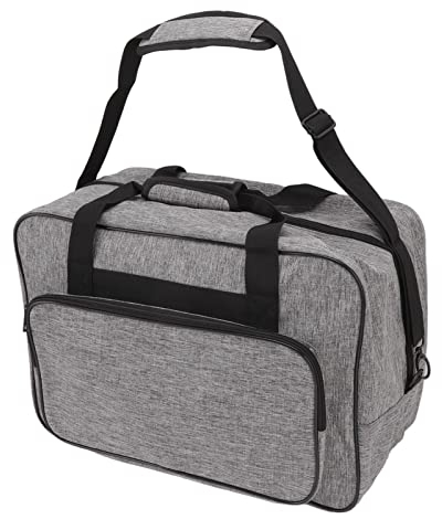 Mokernali Nähmaschinentasche Groß, Nähmaschinen Tragetasche aus Canvas, Nähmaschine Tasche für Unterwegs, 46 x 23 x 31 cm, mit Mehreren Taschen, zum All Ihre Nähutensilien Zusammen zu Halten