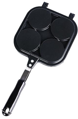 Evvmnaks Pancake Pan Double Sided Pancake Pan Pancake Pan Non Stick Pancake Pan for Pets Pancake Mini Pancake Pan