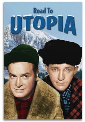 TeDe Road To UTOPIA Filmposter Kunst Wohnzimmer Schlafzimmer Poster Malerei Dekorative Malerei Druck Leinwand Wand 20 x 30 cm Unrahmen-Stil