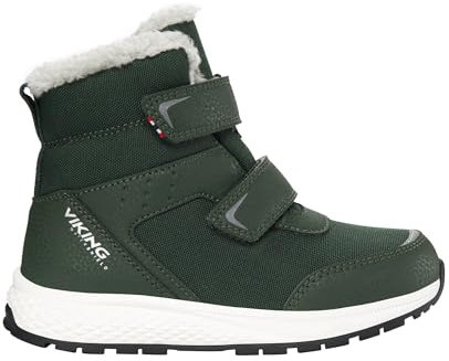 Viking Unisex Kinder Equip Warm Wp 2v Snow Boot, Pine Black, 24 EU