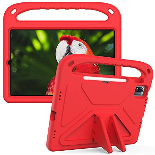 Funda infantil para Xiaomi Mi Pad 5/Pad 5 Pro de 11 pulgadas, versión 2021, funda protectora duradera y ligera de EVA a prueba de golpes, funda protectora resistente con asa (rojo)