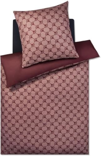 Joop! Mako-Satin-Kissenbezug einzeln Cornflower Double Farbe Fine Rouge Größe 70x90cm