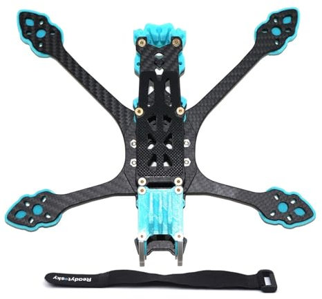 SUPENG Kompatibel mit MARK5 Mark 5 DC O3 5 Zoll 222 mm FPV-Kohlefaserrahmen. Kompatibel mit MARK5-DC Air Unit FPV-Kamera Freestyle RC Racing Frame Kit