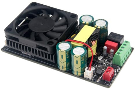 Youdefa HIFI IRS2092 1000W Mono Channel Digital Class D Stage Subwoofer Power Amplifier Board with Speaker Protect Relay-B