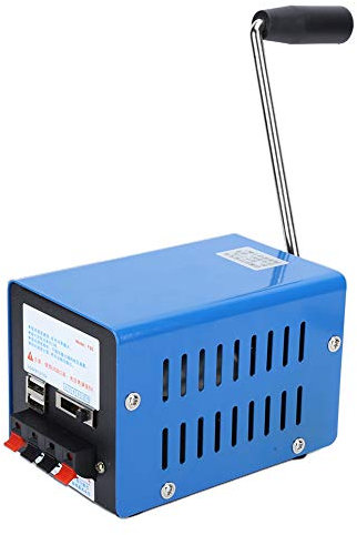 Générateur à Manivelle, Générateur de Secours de Grande Puissance, Générateur USB Portable Extérieur pour le Chargement de Téléphone et D'ordinateur