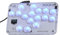 Haute42 Leverless Controller Arcade Stick: S16 Leverless Controller con Kailh Crystal Low Profile Switches, Leverless Arcade Controller Street Fight per PC/PS3/PS4/Switch Supporto Hot Swap & SOCD