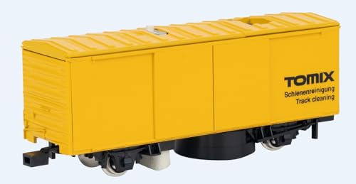 Tomytec - Schienenreinigungswagen H0, gelb - Modelleisenbahn Rollendes Material - Maßstab: 1:87
