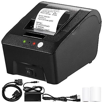 Bondrucker Thermobon 58 mm Etikettendrucker ESC/POS USB 90 mm/Sek. Druckgeschwindigkeit,Verbessern Sie die Effizienz