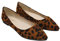 VALICLUD Fashion Leopard Flat Shoes for Women Comfortable Pointed Toe Design Brown Leopard Print for and Everyday Leisure