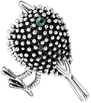 WRITWAA Tierischer Cartoon Anstecker Sparrows Brosche Aus Für Damen Modisches Hemdkragen üßer Vogel Anstecker Für Kleidung Und Accessoires