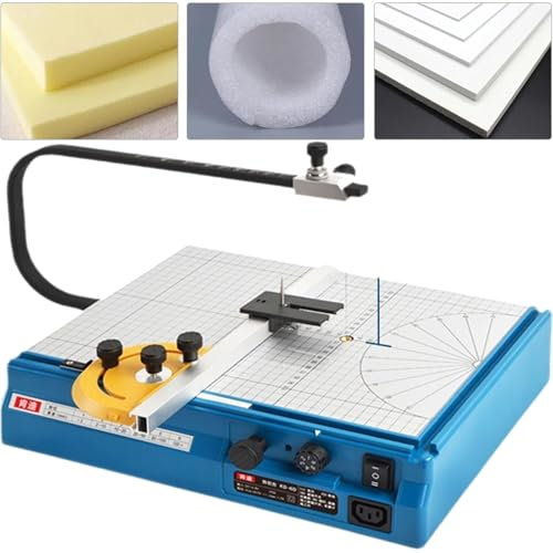 JJENXYYDS Tavolo da Taglio per Schiuma a Filo Caldo, Kit di Utensili per Il Taglio di polistirolo a Filo Caldo, per modellismo, Scultura - elettrica e Portatile per Tagli di precisione