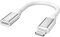 Lightning Male to Lightning Female Charger Adapter,[MFi Certified]10cm Short iPhone Extension Charging Cable Cord Connector Converter Dongle Compatible with iPhone 14 13 12 11 XS XR X 8 7 6