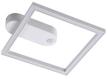 Lindby Ceiling Light with Sensor Yulla Motion Detector (Modern) in White Made of Aluminium for e.g. Hallway (1 Light Source,) from Ceiling lamp,