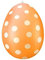 VIMAZ Osterdeko Outdoor, 40 cm Riesige Osterei-Dekorationen für den Außenbereich für Schaufenster, Warenpräsentation, Garten für Garten, Rasen, Party (Orange Farbe)