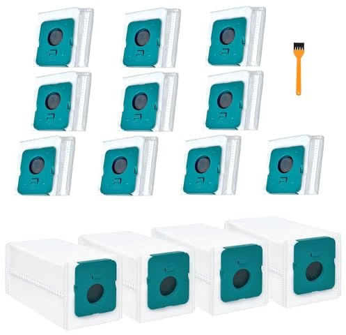 Zorplex 14 Pièces Sac à Poussière Clean Compatible avec Samsung Bespoke VCA-ADB95, Accessoires pour Aspirateurs, Sacs de Rechange pour Aspirateur, Cordless Stick Aspirateur Pièces de Rechange