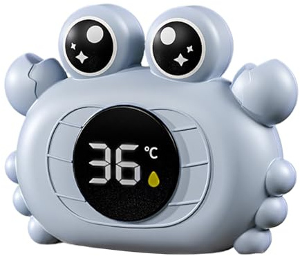 Badewannen-Temperaturspielzeug – Krabben-Enten-Messgerät, Badewassersensor, Schwimmendes Temperatur-Werkzeug | Wasserdichtes Badewannen-Gadget, Sicherheitsinstrument Für Kleinkinderbadewannen, Für Mäd