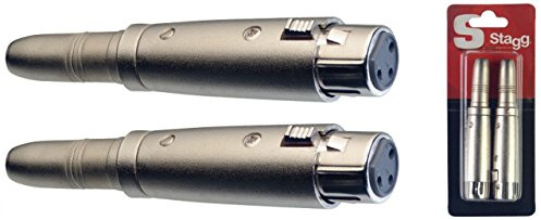 2 Xlr Fem./Jack Fem Adapt.-Met