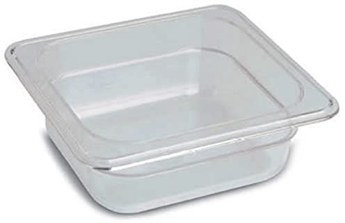 LACOR 66665P Polycarbonat GN-Behälter 1/6 176 x 162 x 65 mm | Langlebiges Profi-Utensil; entwickelt für optimale Leistung und schnelle, unkomplizierte Reinigung in der Spülmaschine